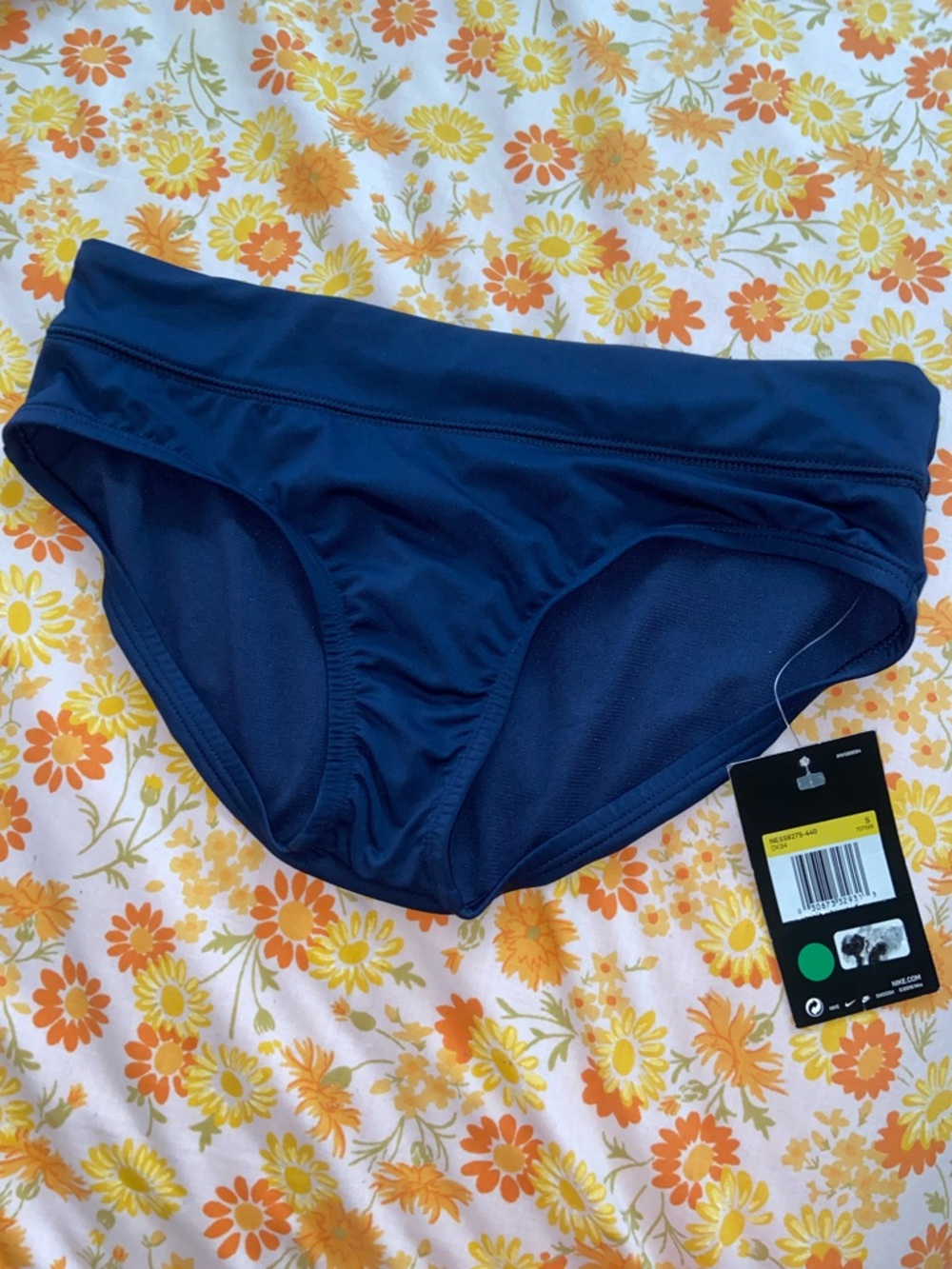 NIKE NAVY BLUE BOTTOMS NWT Volleyball Swimming Bikini Bottom